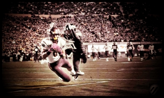 D.J. Foster diving catch for TD against Colorado at Sun Devil Stadium