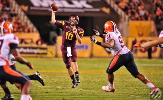 Current Sun Devil QB, Taylor Kelly.