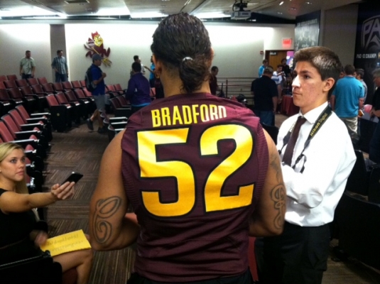 Bradford and company will have to do a better job against the run in 2013.