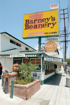 Barney's Beanery in Glendale, CA