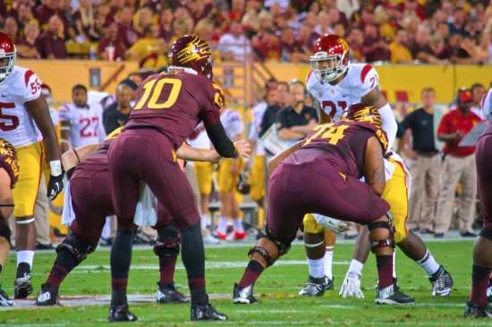 Taylor Kelly and the Sun Devil Offense tallied 62 points against USC, and tied for the most ever scored on SC in Trojan history 