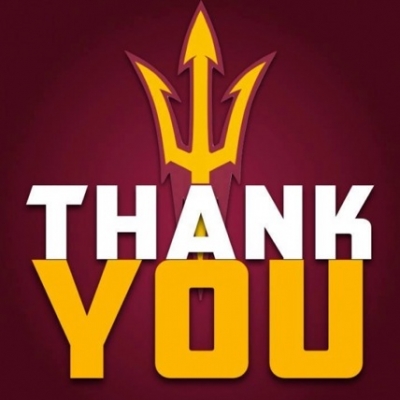 Thank You Sun Devil Football