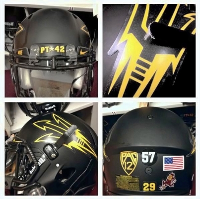 Blackout helmets designed by Sun Devil Equipment