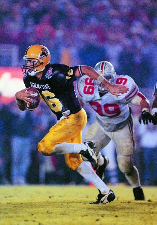 #16 Jake Plummer in the 1997 Rose Bowl