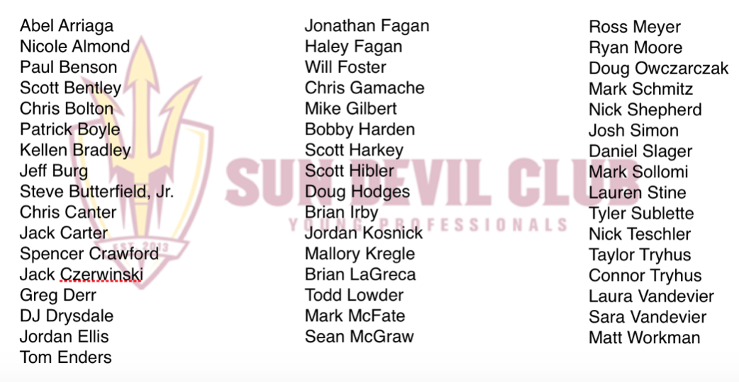 The Sun Devil Club Young Profesionals