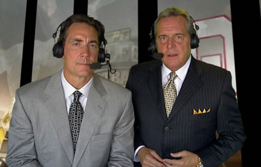 Brad Nessler and Todd Blackledge of ESPN