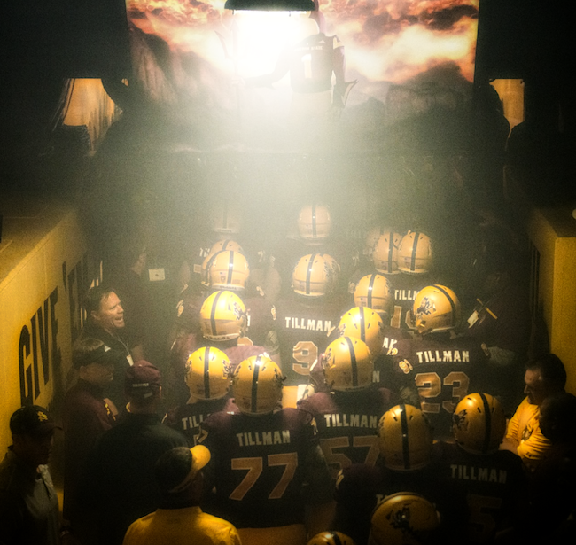 Tillman Tunnel before the Sun Devils take the field