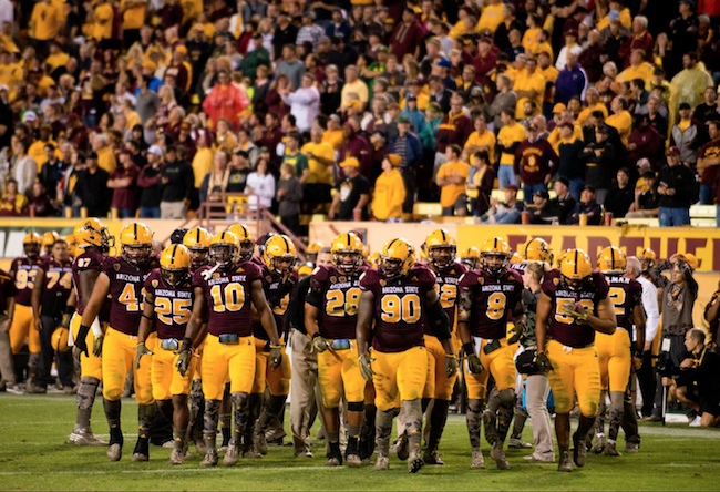 The Sun Devil Defense. Photo- Molly J. Smith, DieHardDevil.com